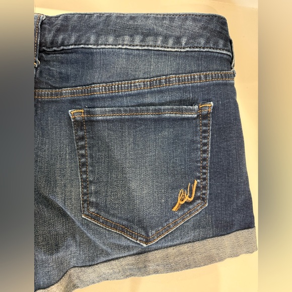 Express Dark Blue Jean Shorts - Picture 5 of 10